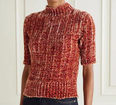 Dries Van Noten Ribbed-knit Chenille Sweater In Multi