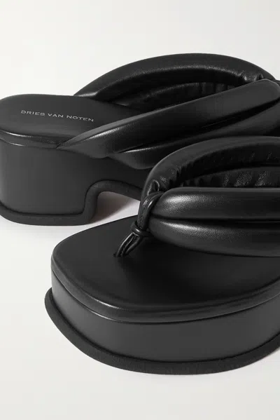 Dries Van Noten Platform Sandals In Blue