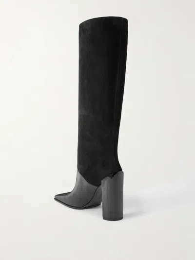Alaïa Square-toe Boots In Black