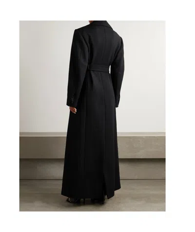 Dries Van Noten Long-sleeved Coat In Black