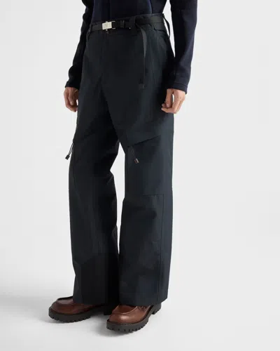Prada Technical Fabric Ski Pants In Black