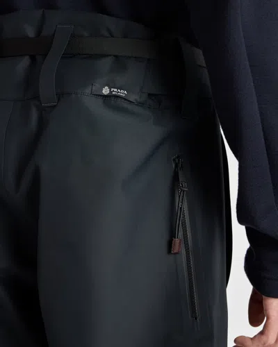 Prada Technical Fabric Ski Pants In Black