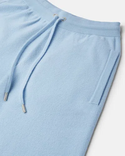 Versace Drawstring Flared Trousers In Blue