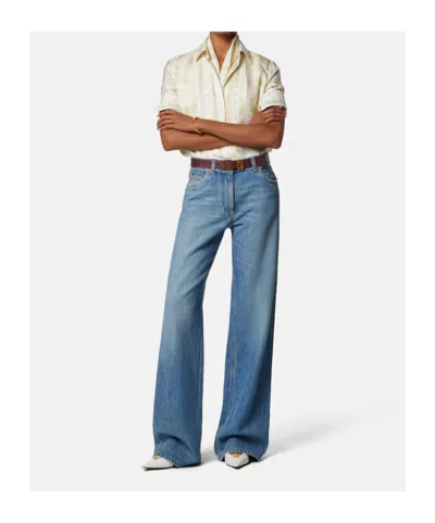 Versace Pattern-printed Long-sleeved Shirt In Multi