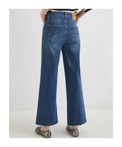 Marella Wide-leg Cropped Jeans In Blue