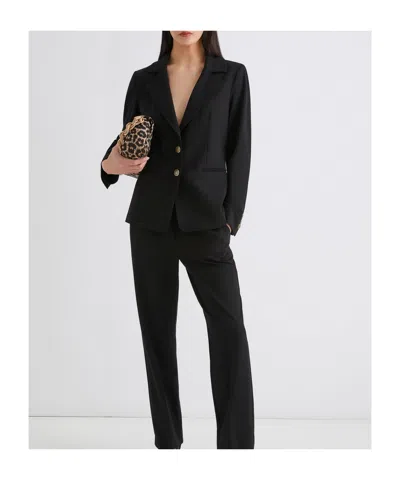 Marella Jersey Blazer - Black In Black