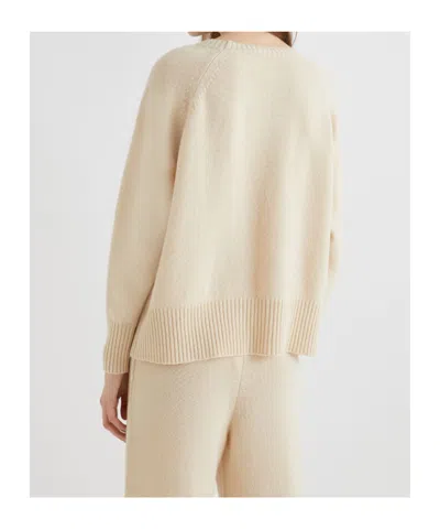 Marella Boxy-fit Pure Wool Sweater - Cream In White