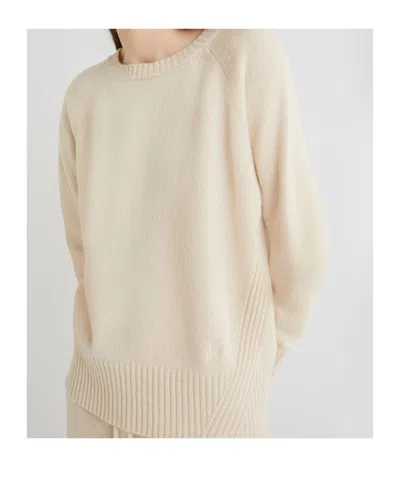 Marella Boxy-fit Pure Wool Sweater - Cream In White