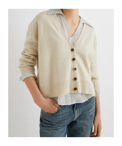 Marella Wool And Cashmere Cardigan In Black