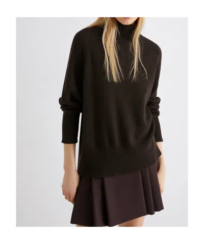 Marella Oversized Wool And Cashmere Sweater - Brown In Multi