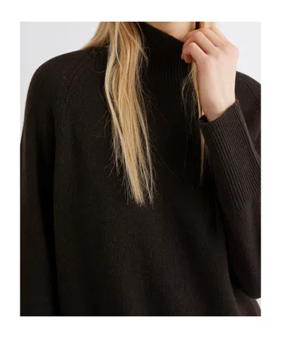 Marella Oversized Wool And Cashmere Sweater - Brown In Multi