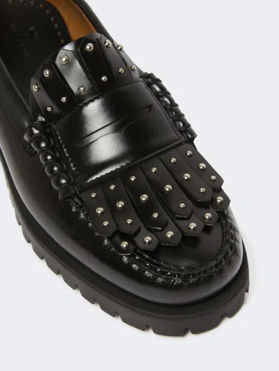 Weekend Max Mara Danrug Loafers In Black