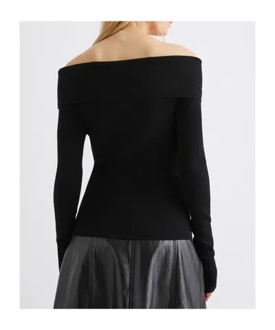 Marella Cowl-neck Sweater - Black In Black