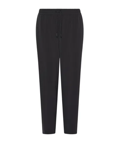 Marella Stretch Twill Joggers In Gray