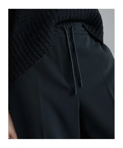 Marella Stretch Twill Joggers In Gray