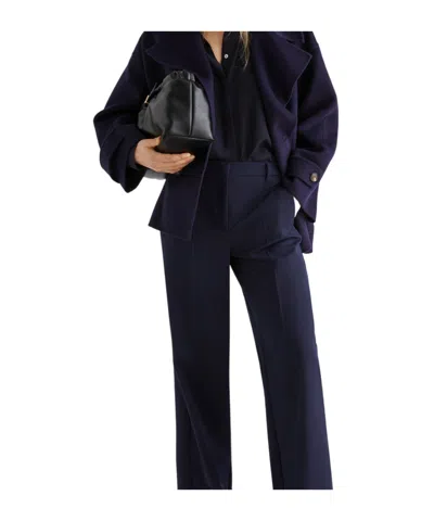 Marella Silk-blend Shirt In Blue