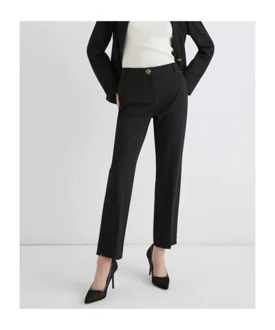 Marella Jersey Trousers - Black In Black