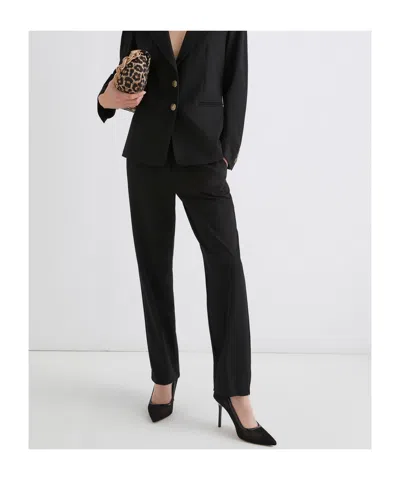 Marella Jersey Trousers - Black In Black