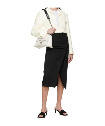 System Crocheted High-heeled Sandals In Black