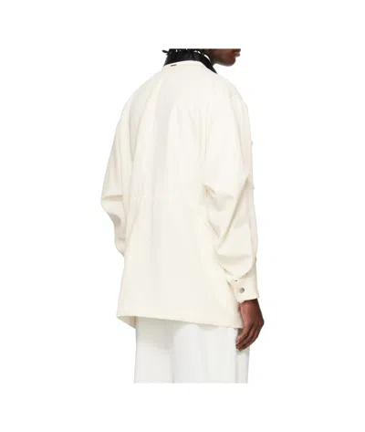System Two-tone Four-pocket Casual Jacket In White
