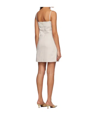 System Off-white Cutout Minidress In White