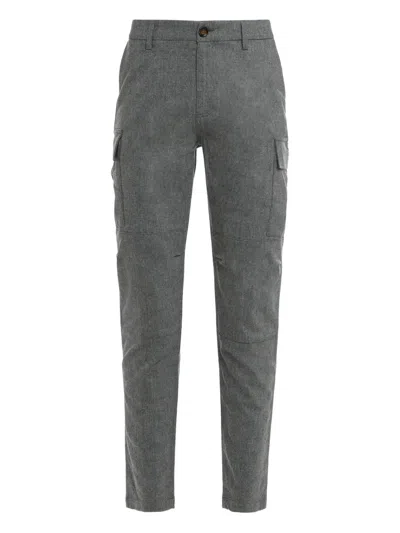 Moorer Barclay-fsr Cargo Pants In Gray