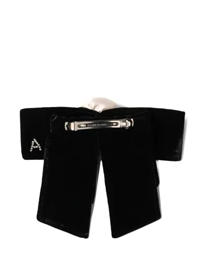 Anouki Flower Embellished Bow Hair Accessory In Black