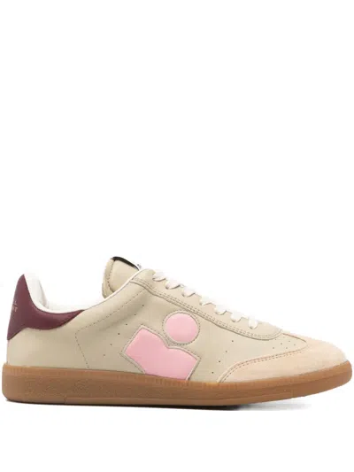 Isabel Marant Logo Low-top Sneakers In Neutral