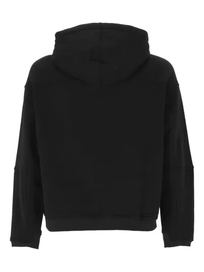 K-way Long-sleeve Hooded Sweaters In Black