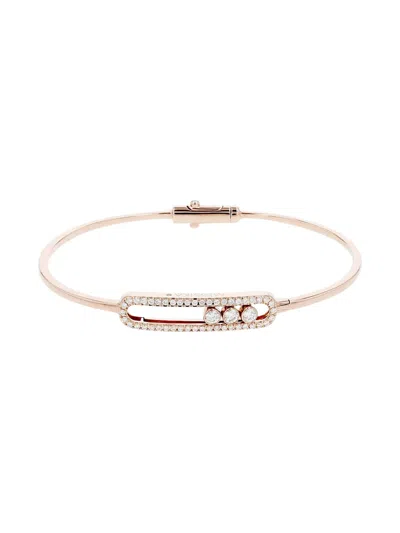 Pre-owned Messika 2010's Move Diamond Pink Gold Bangle Bracelet