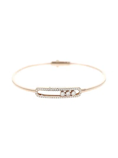 Pre-owned Messika 2010's Move Diamond Pink Gold Bangle Bracelet