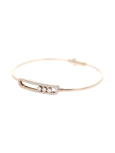 Pre-owned Messika 2010's Move Diamond Pink Gold Bangle Bracelet