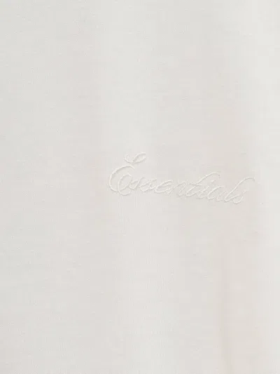 Essentials Embroidered T-shirt In White