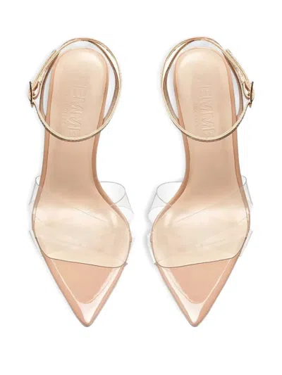 Femme La Ankle-strap Heeled Sandals In Pink