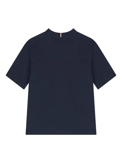 Tommy Hilfiger Junior Logo Navy T-shirt In Blue