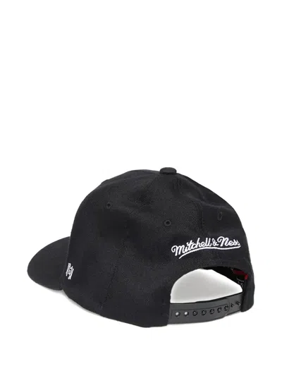 Mitchell & Ness Logo-script Baseball Cap In Black