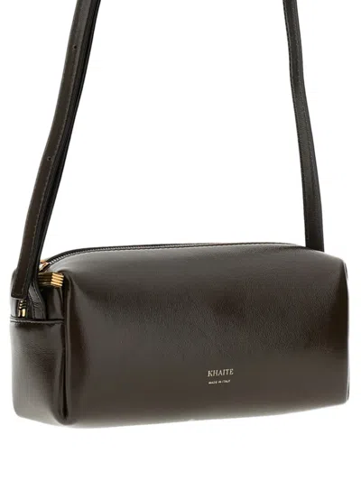Khaite Mini Kye Cross Body Bag In Brown