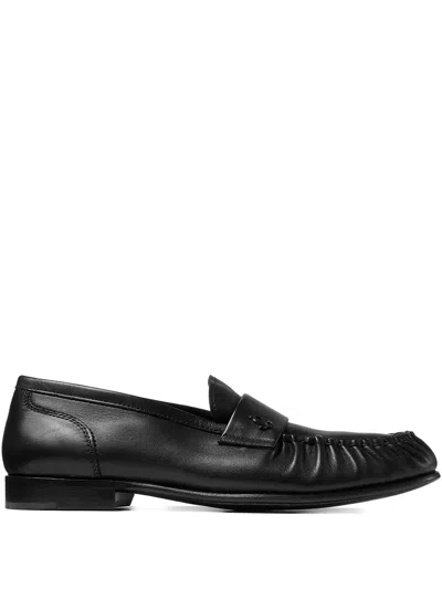 Jimmy Choo Ellis Logo-plaque Loafer In Multi