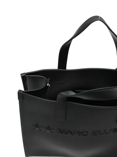 Marc Ellis Flat Go Logo Tote Bag In Black