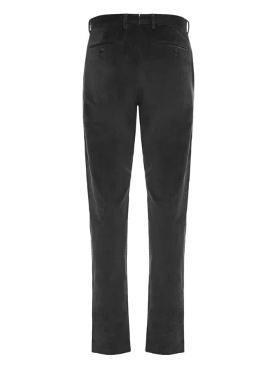 Moorer Carlon-ves Corduroy Trousers In Black