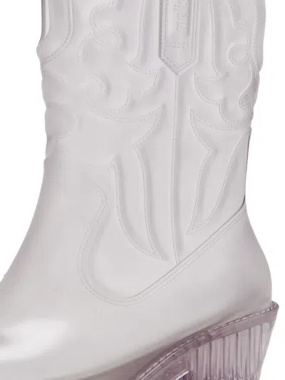 Melissa Texas Clear Boots In White
