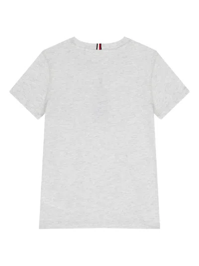 Tommy Hilfiger Junior Grey Logo T-shirt In Gray