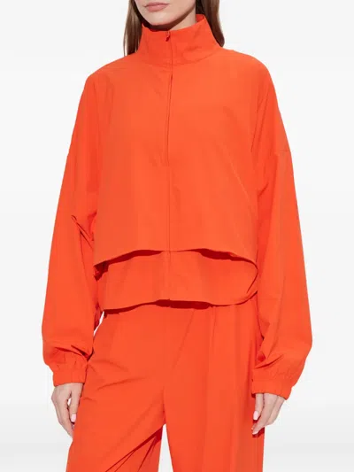 Nike Zip Jacket In Orange