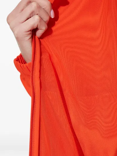 Nike Zip Jacket In Orange