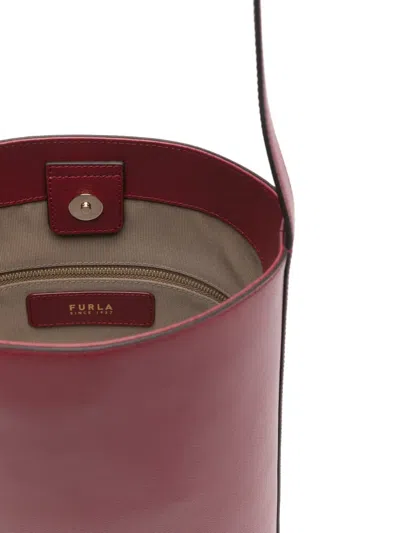 Furla Charms Bucket Bag In Red