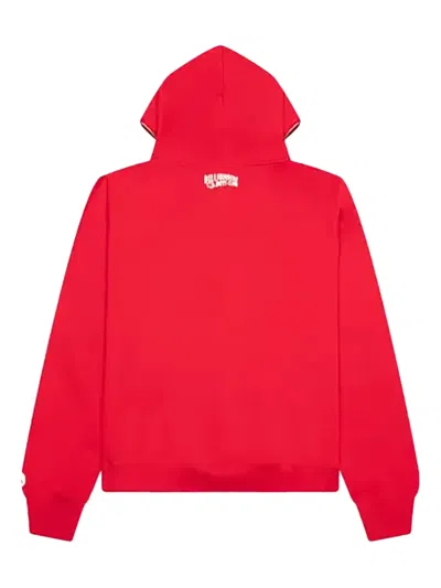 Billionaire Boys Club Zip Front Hoodie In Red