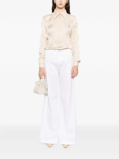 Blaklace Floral-printed Top In Neutral