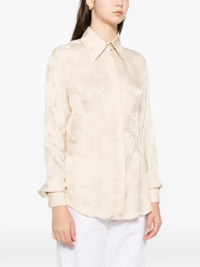 Blaklace Floral-printed Top In Neutral