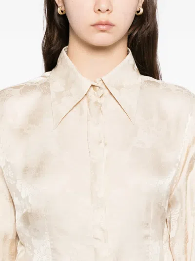 Blaklace Floral-printed Top In Neutral