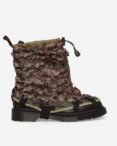Dr. Martens Khaki Babylon Edition 1460 Pascal Gaitor Boots In Multi
